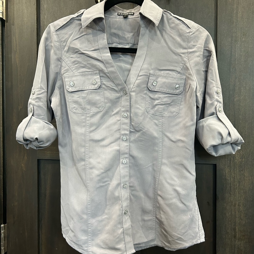 Express Button Up Size Extra Small - image 5